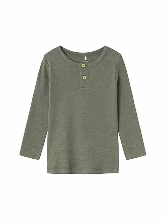 NAME IT | Jungen Langarmshirt NMMKAB | olive